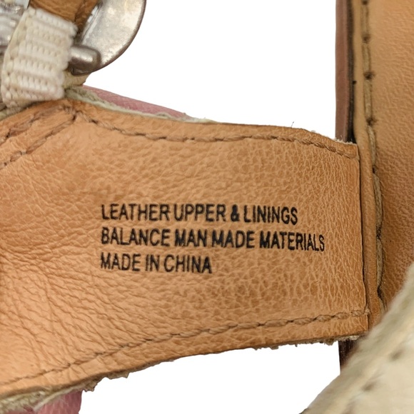 Born Sandal High Heels Womens Gold Brown Metallic Leather Strappy buckle sz 11 - Picture 8 of 9